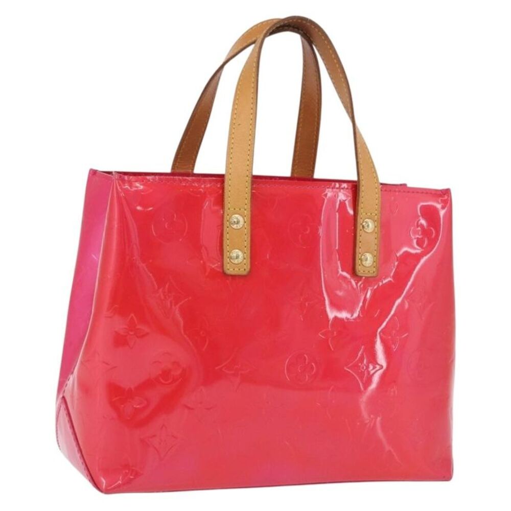 Louis Vuitton Reade Monogram Vernis Pink Patent_Leather Handbag